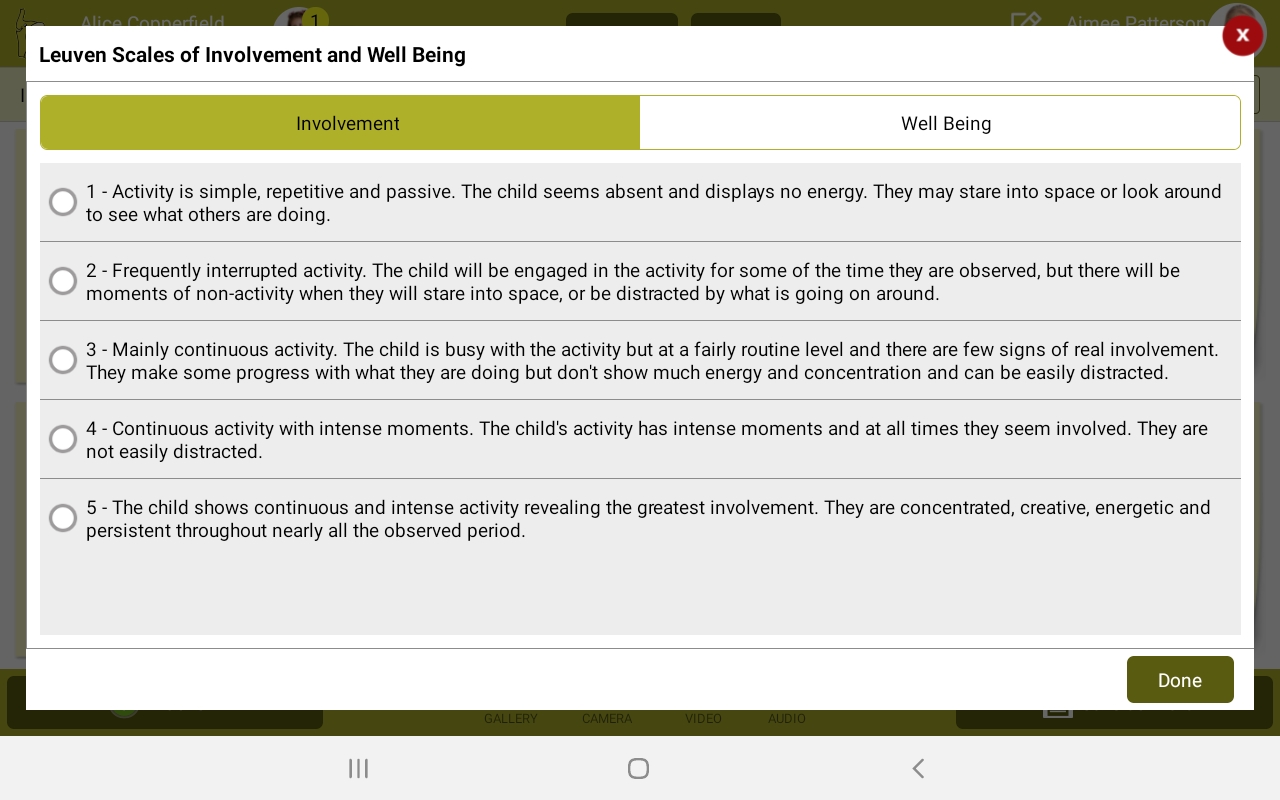 The Leuven Scale of Emotional Well-being and Involvement | eyworks